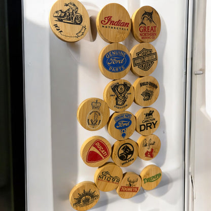 Bamboo Fridge Magnet Bottle Opener