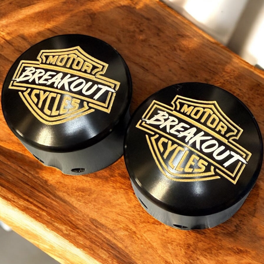 Harley Davidson Front Axle Nut Covers
